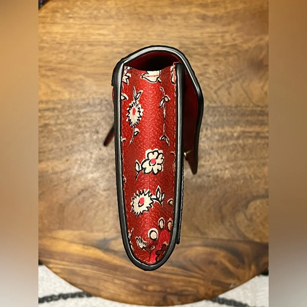 COACH Wild Hearts Print Coated Canvas Wallet w/Box - Picture 5 of 12